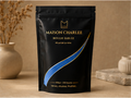 Bougie sablée Bleu Azur | 250 g & 500 g – Maison Charlee